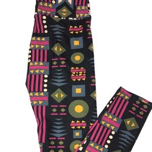 LuLaRoe Women's Leggings Multi-Color Geometric